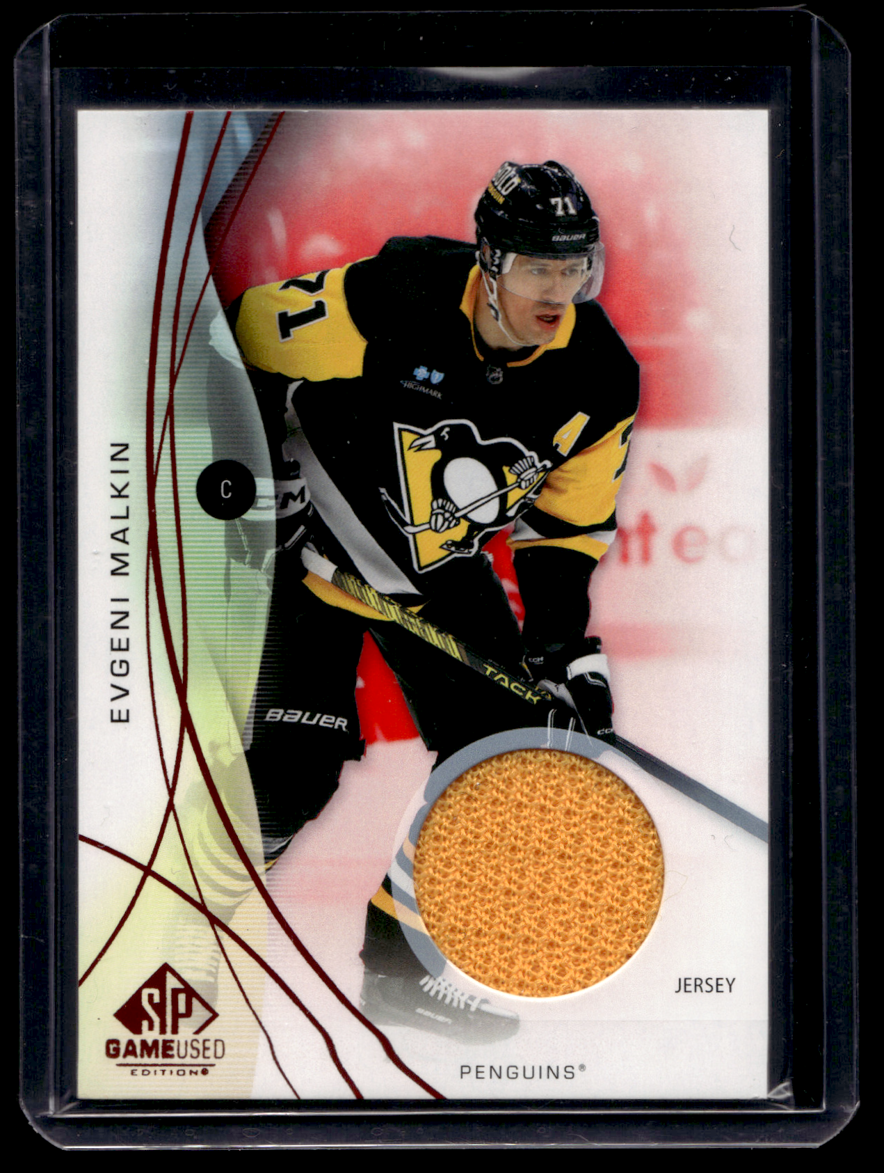 2024-25 Upper Deck SP Game Used - Red Jersey - Evgeni Malkin #55