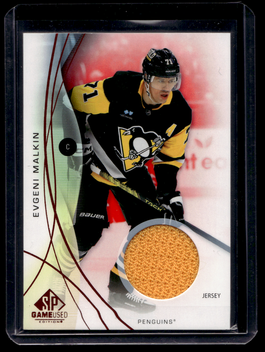 2024-25 Upper Deck SP Game Used - Red Jersey - Evgeni Malkin #55