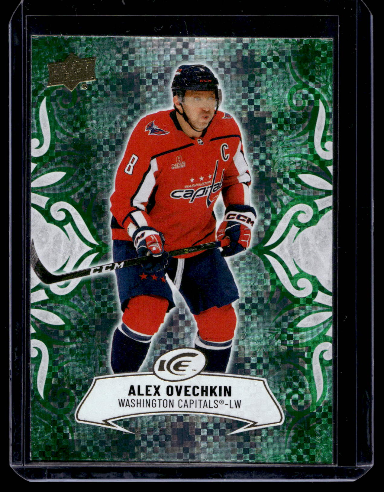 2024-25 Upper Deck Ice - Emerald Green - Alex Ovechkin #65