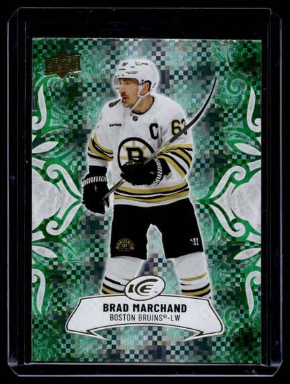 2024-25 Upper Deck Ice - Emerald Green - Brad Marchand #93