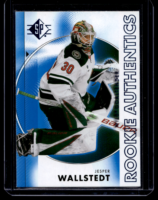 2024-25 Upper Deck SP - Retail- Blue - Rookie Authentics - Jesper Wallstedt #102 RC