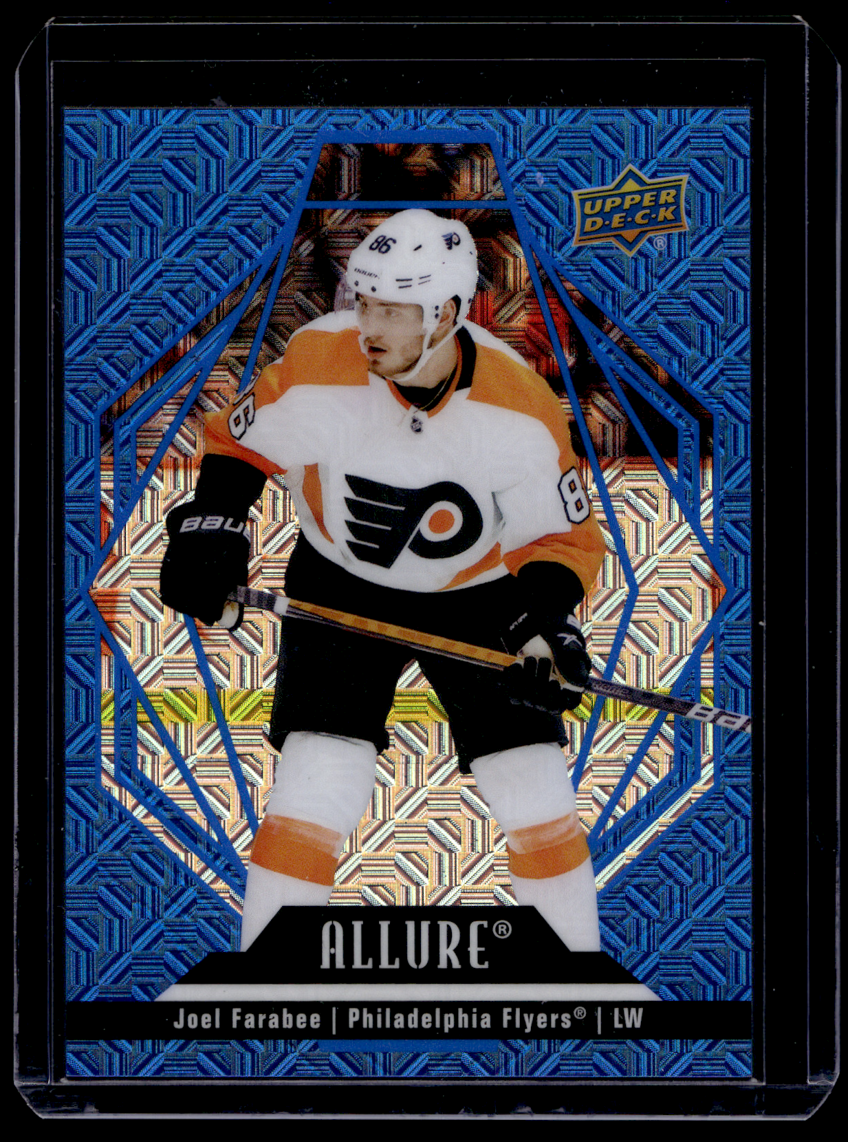 2022-23 Upper Deck Allure - Blue Line - Joel Farabee #14 /35