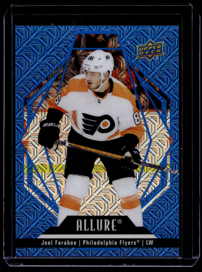 2022-23 Upper Deck Allure - Blue Line - Joel Farabee #14 /35