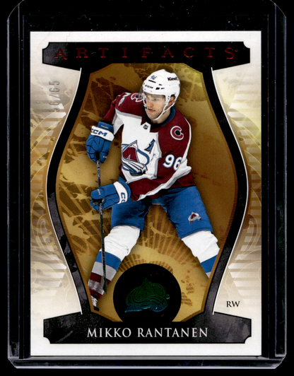 2023-24 Upper Deck Artifacts - Polychrome - Mikko Rantanen #114 /65