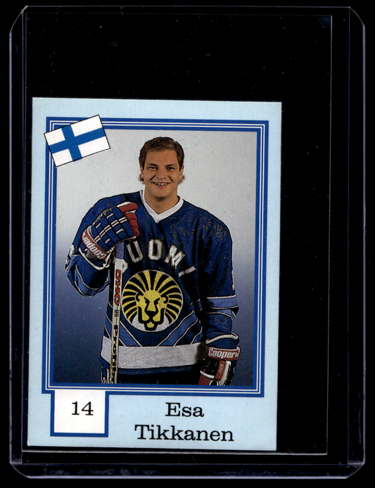 1992 Semic Snickers - Esa Tikkanen #14