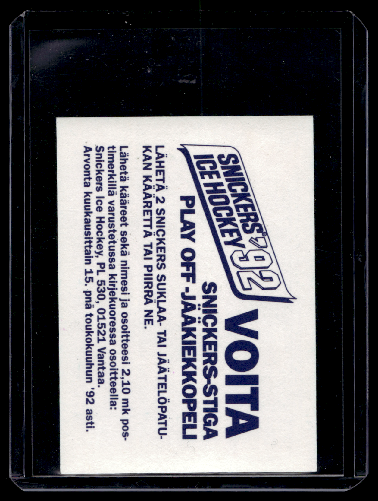 1992 Semic Snickers - Paul Coffey #81