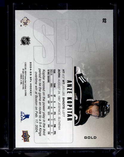 2024-25 Upper Deck SPx - Gold - Anze Kopitar #82