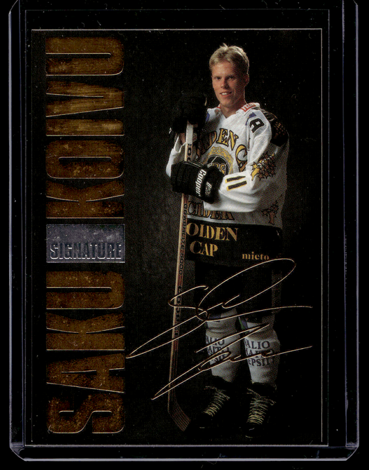 1994-95 Sisu Super Chase - Saku Koivu Signature