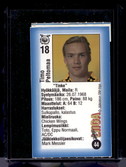 1992-93 JyväsHyvä HockeyLiiga - Timo Peltomaa #44