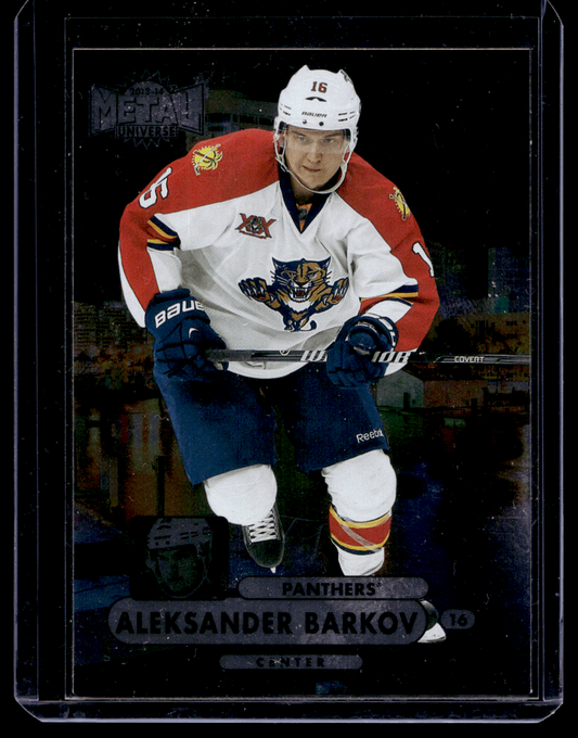 2013-14 Fleer Showcase - Metal Universe -  Aleksander Barkov #MU-14 RY