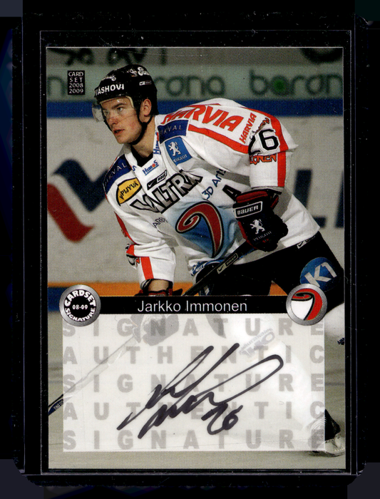 2008-09 Cardset Signature - Jarkko Immonen /125