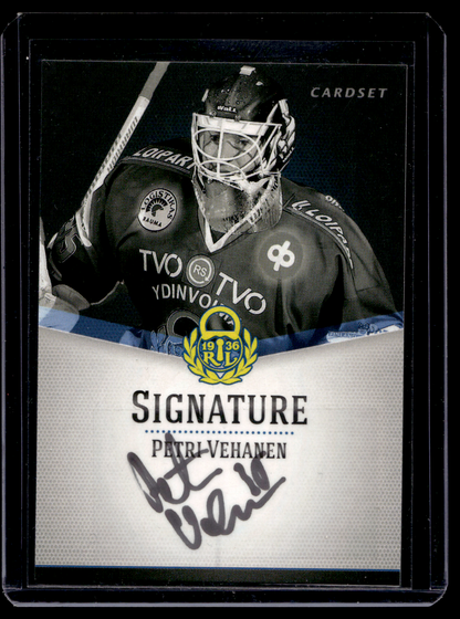 2012-13 Cardset Signature - Petri Vehanen /125