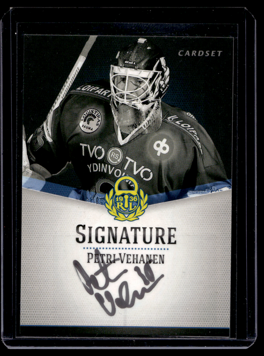 2012-13 Cardset Signature - Petri Vehanen /125