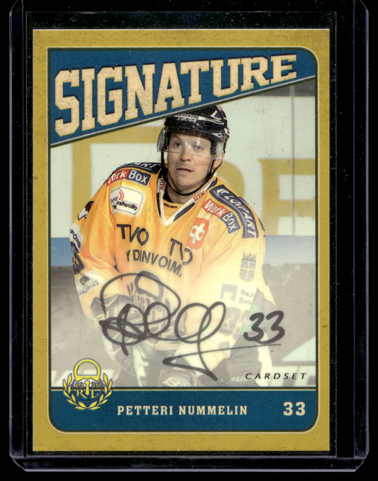 2013-14 Cardset Signature - Petteri Nummelin /128