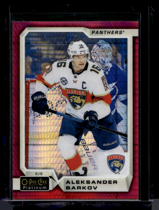 2018-19 Upper Deck OPC Platinum - Red Prism - Aleksander Barkov #11 /199