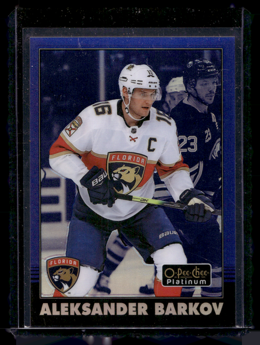 2020-21 Upper Deck OPC Platinum - Retro - Rainbow Blue - Aleksander Barkov #R-22 /149