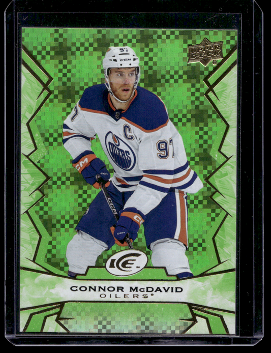 2022-23 Upper Deck Ice  - Green - Connor McDavid #7