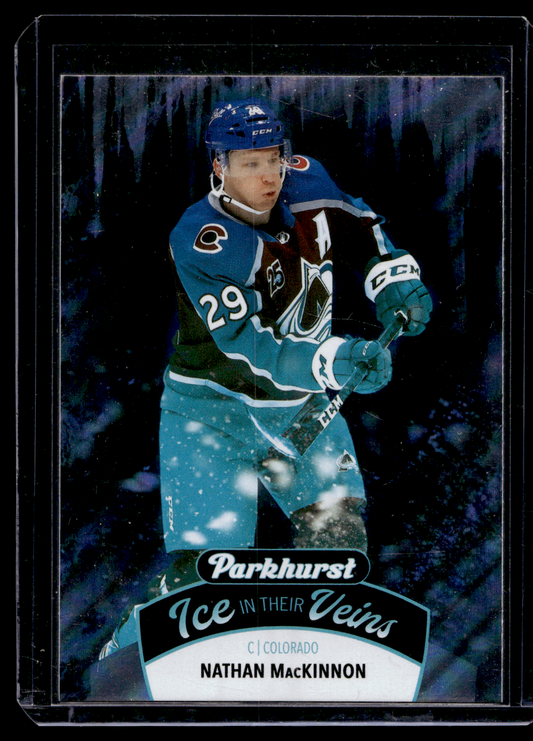 2021-22 Upper Deck Parkhurst - Ice In Their Veins - Nathan MacKinnon #IV-7