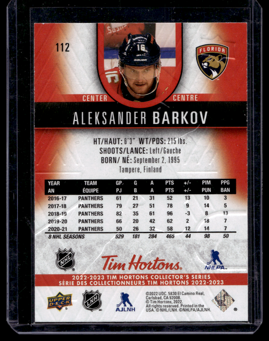 2022-23 Upper Deck Tim Hortons Collector's Series - Aleksander Barkov #112