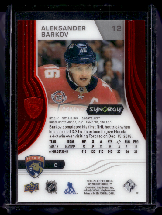 2019-20 Upper Deck Synergy - Red - Veterans - Aleksander Barkov #12