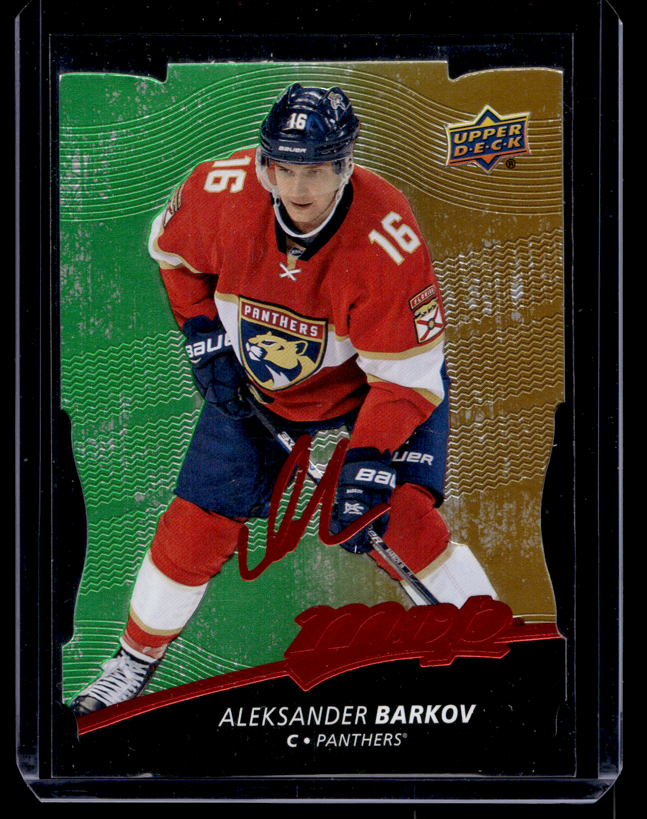 2017-18 Upper Deck MVP - Colors and Contours - Level 1 Gold - Aleksander Barkov #24