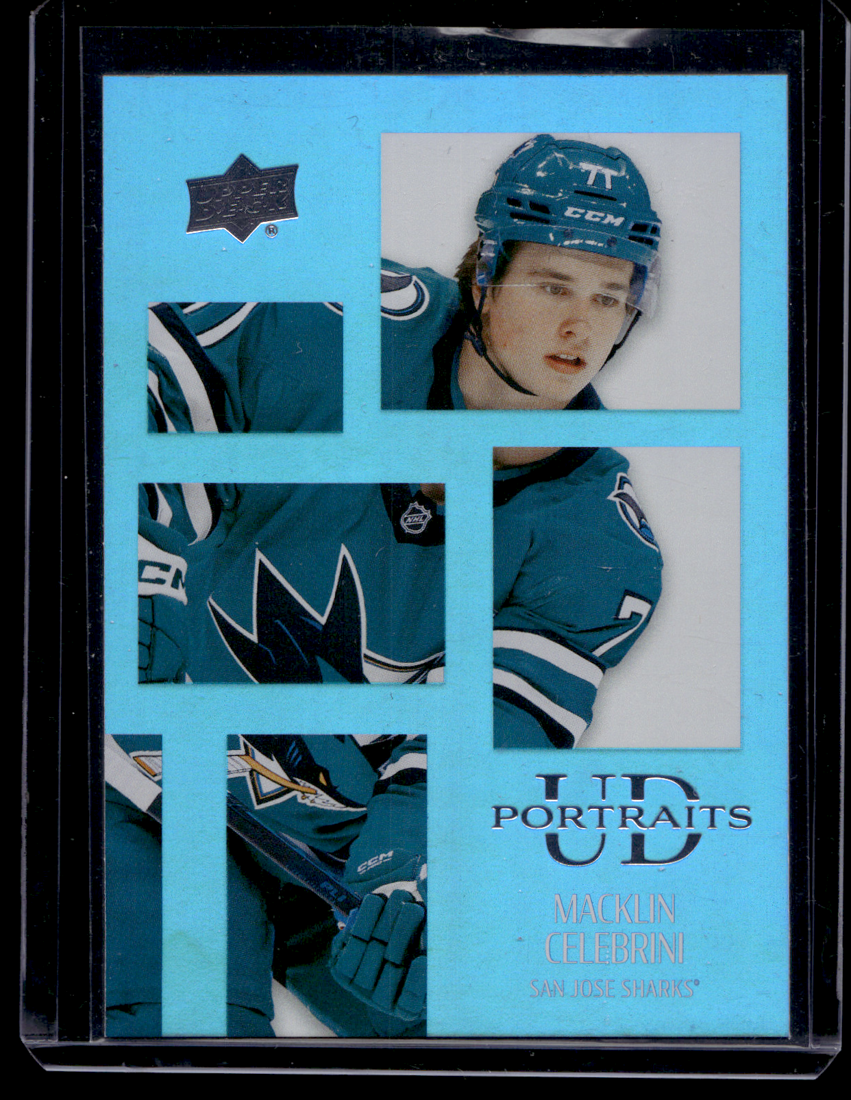 2024-25 Upper Deck Series 2 - UD Portraits - Macklin Celebrini #P37 RY