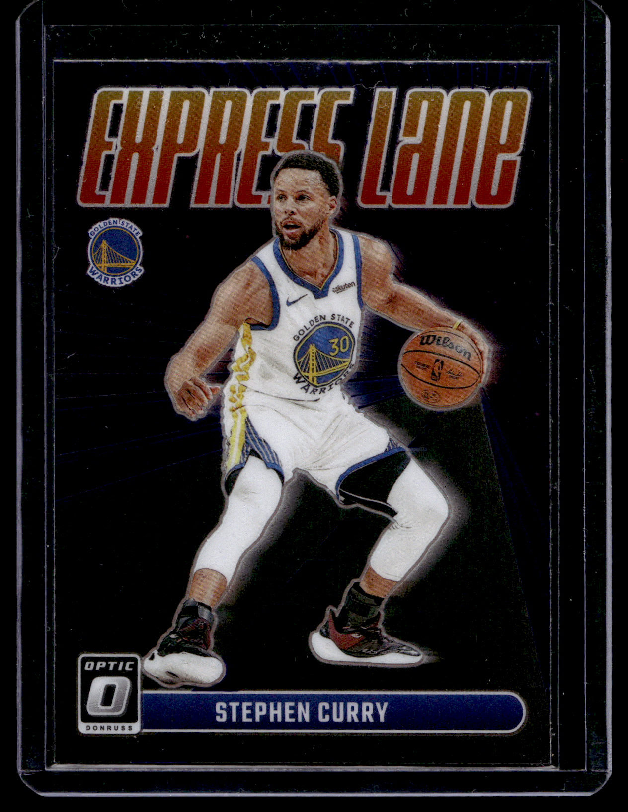 2023-24 Panini Donruss Optic - Express Lane - Purple Prizm - Stephen Curry #25