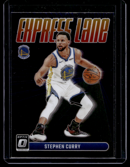 2023-24 Panini Donruss Optic - Express Lane - Purple Prizm - Stephen Curry #25