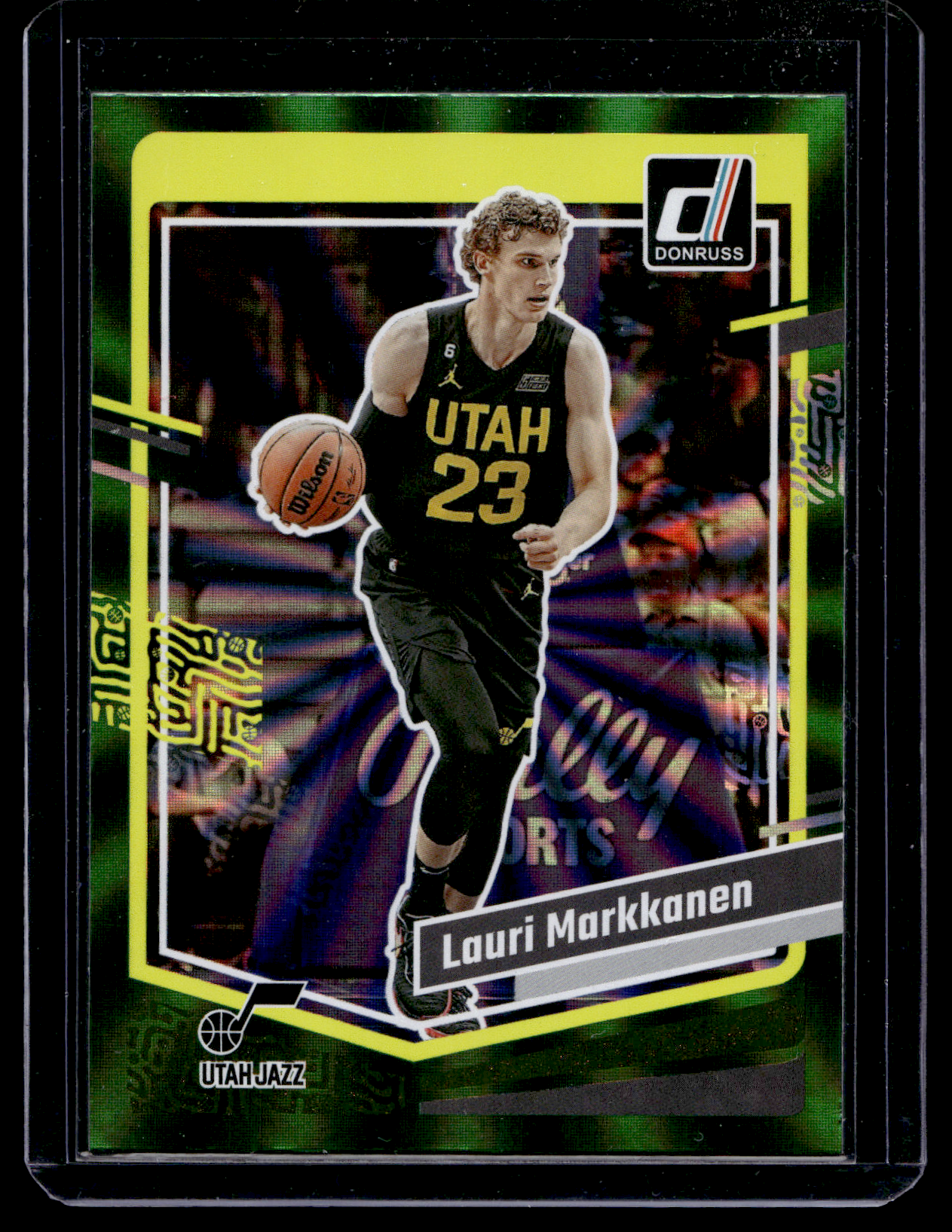 2023-24 Panini Donruss - Holo Green Laser - Lauri Markkanen #36