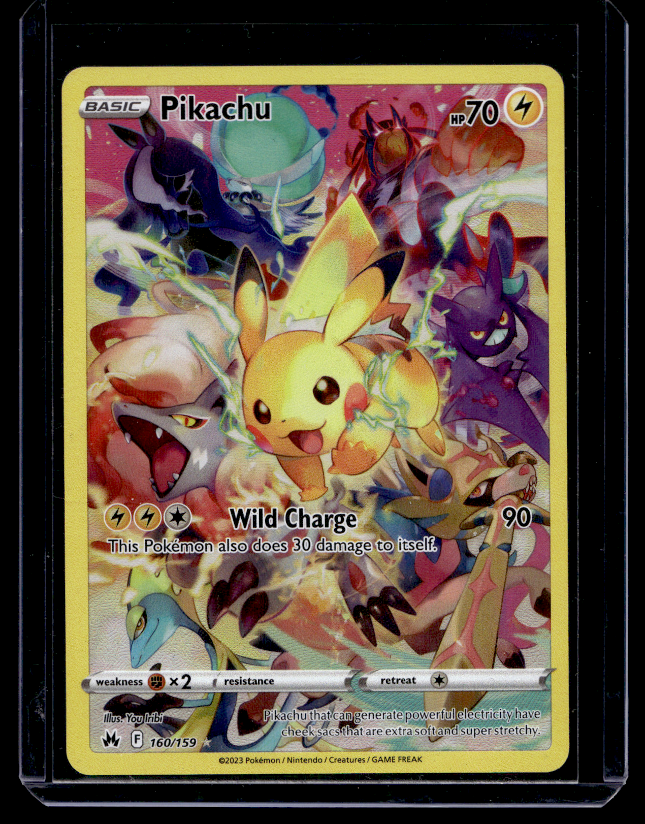 2023 Pokemon Sword & Shield - Crown Zenith - Secret - Pikachu #160