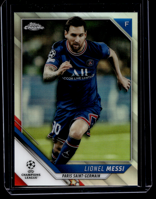 2021-22 Topps Chrome UCL - Refractor - Lionel Messi #100