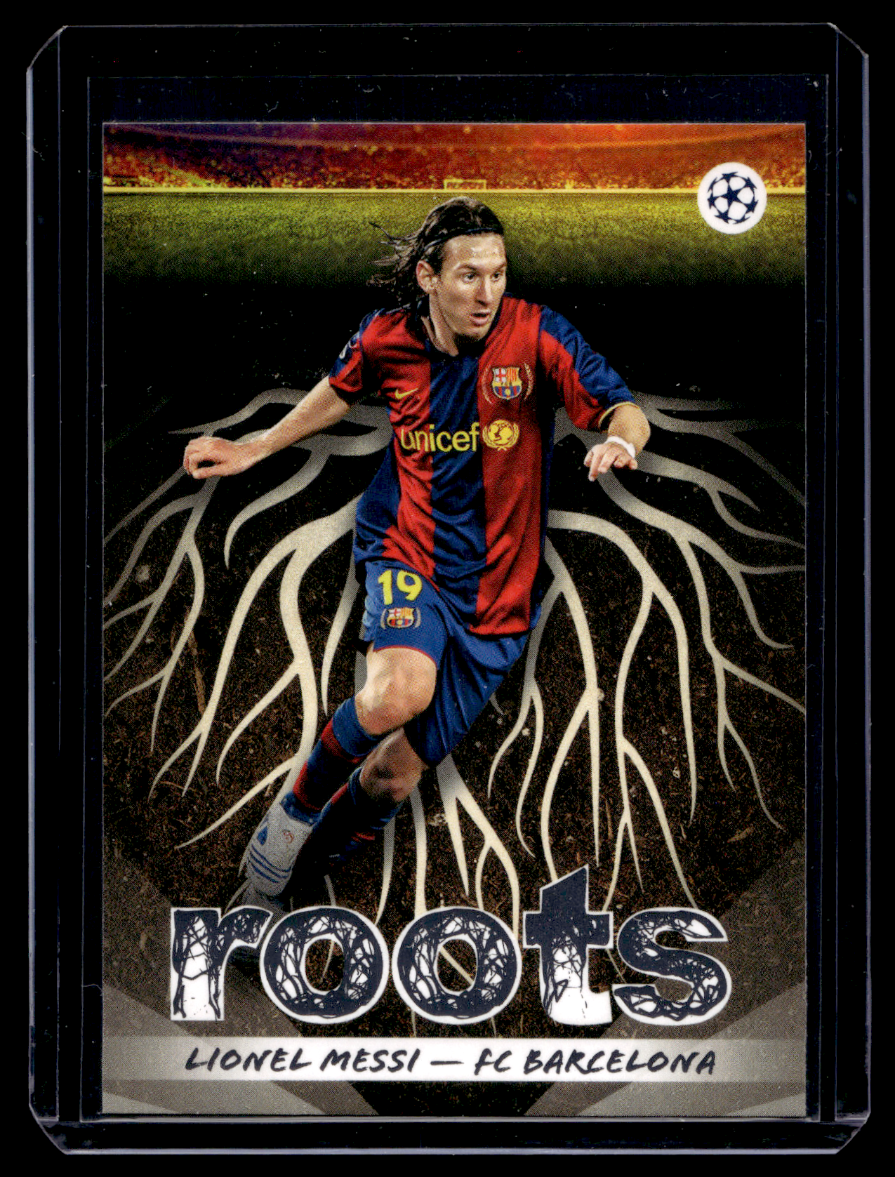 2025-26 Topps UEFA Club Competitions - Roots - Lionel Messi #RT-15