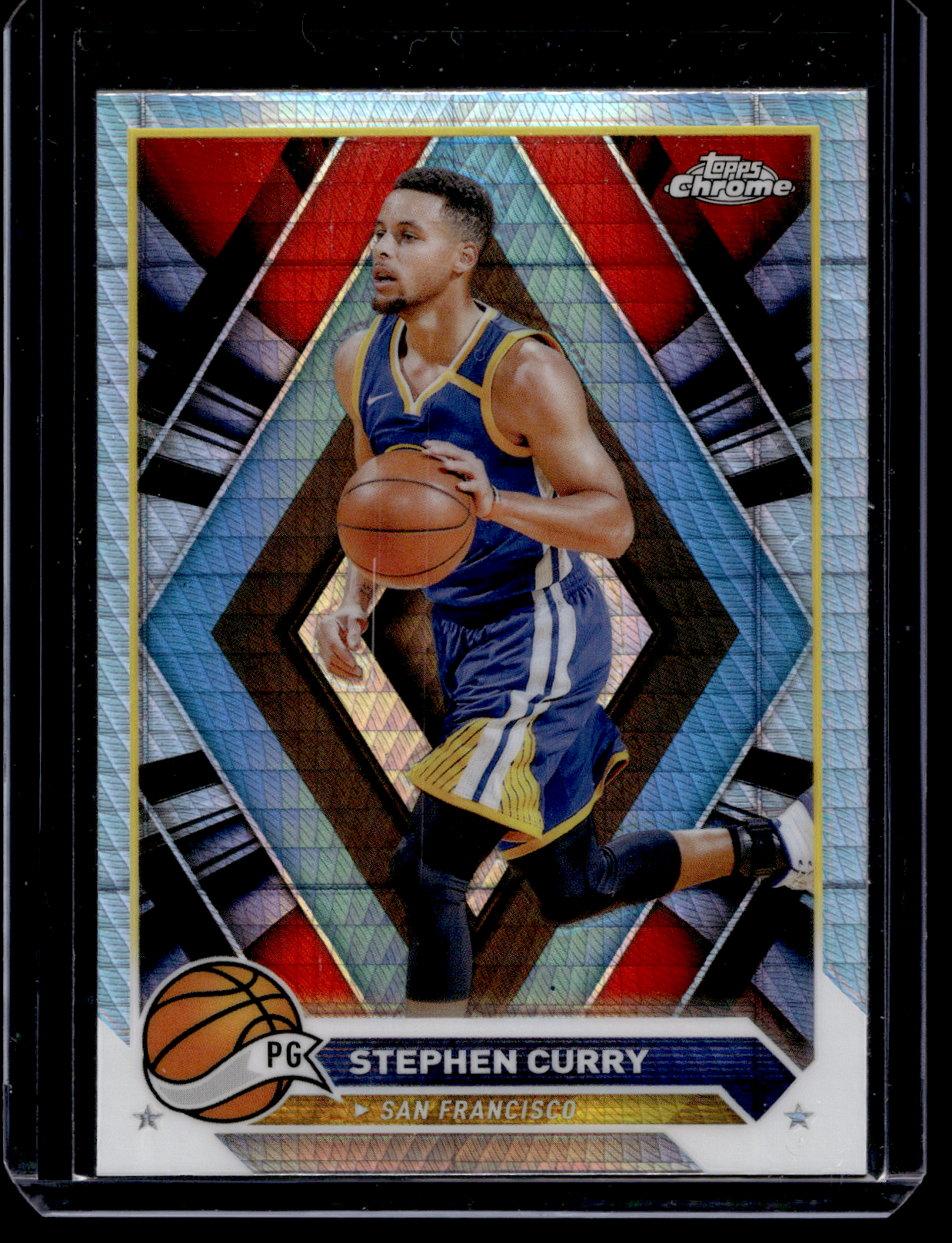 2023-24 Topps Chrome - Prism Refractor - Stephen Curry #30