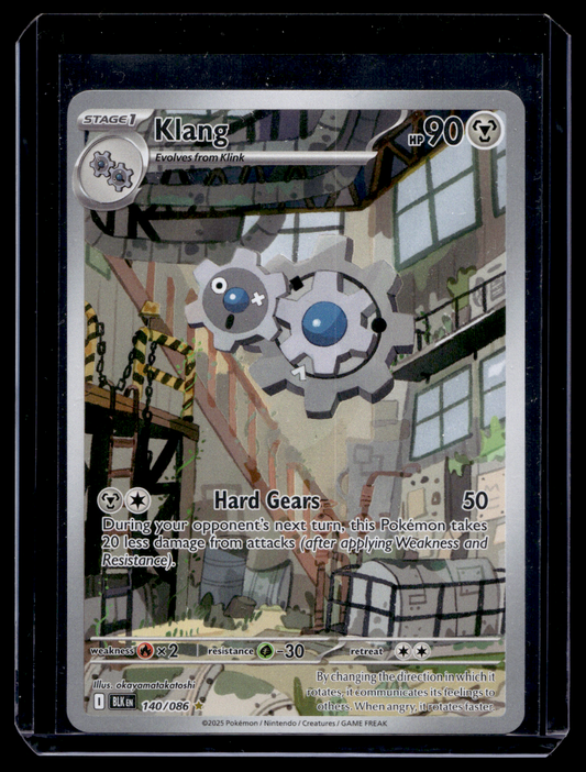 2025 Pokemon - Scarlet & Violet - Black Bolt - Illustration Rare - Klang #140