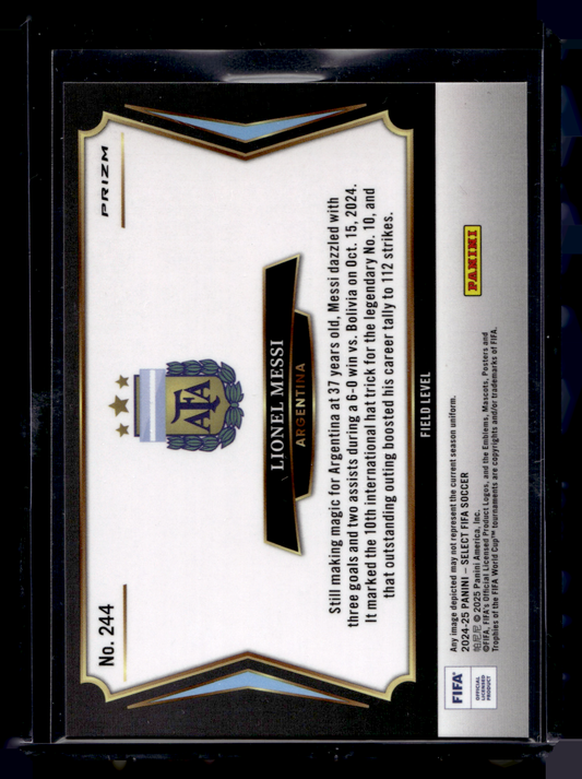 2024-25 Panini Select FIFA - Silver Prizm - Field Level - Lionel Messi #244
