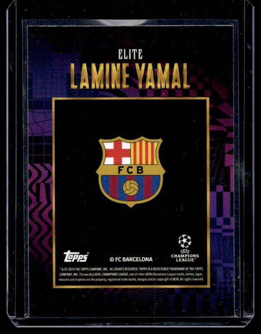 2024-25 Topps x WalkerTKL UEFA Club Competitions Gold - Elite - Lamine Yamal