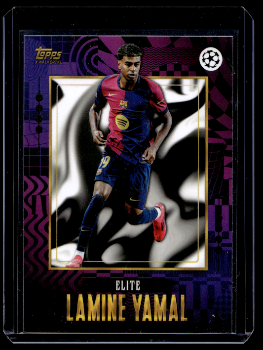 2024-25 Topps x WalkerTKL UEFA Club Competitions Gold - Elite - Lamine Yamal