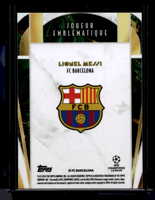 2024-25 Topps Deco UEFA Club Competitions - Joueur Emblematique - Lionel Messi