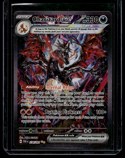 2023 Pokemon Scarlet & Violet - Paldean Fates - Special Illustration Rare - Charizard ex #234