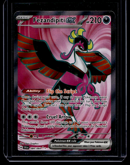 2024 Pokemon - Scarlet & Violet - Shrouded Fable - Ultra Rare - Fezandipiti ex #084