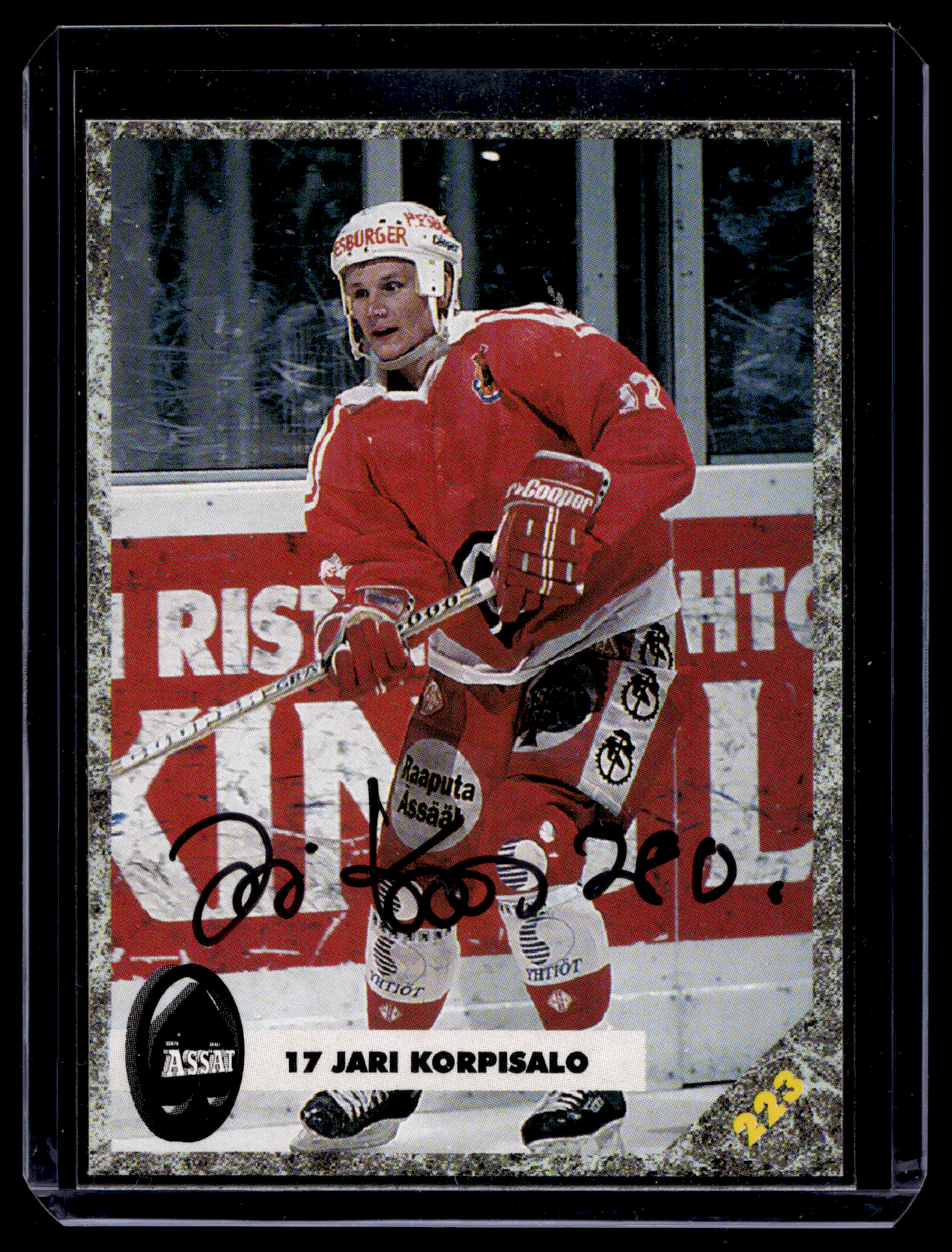 1993-94 Sisu Signature - Jari Korpisalo