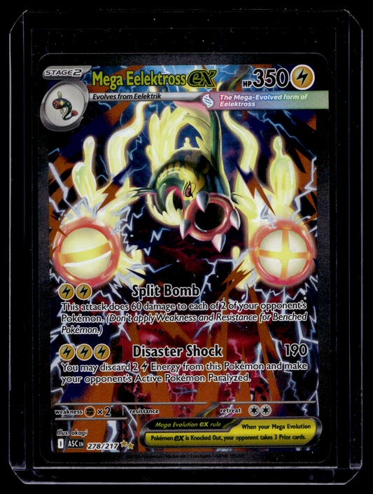 2025 Pokemon - Mega Evolutions - Ascended Heroes - Special Illustration Rare - Mega Eelektross ex #278