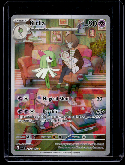 2023 Pokemon Scarlet & Violet - Scarlet & Violet - Illustration Rare - Kirlia #212