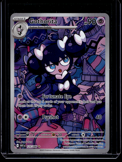 2025 Pokemon Scarlet & Violet - White Flare - Illustration Rare - Gothorita #125