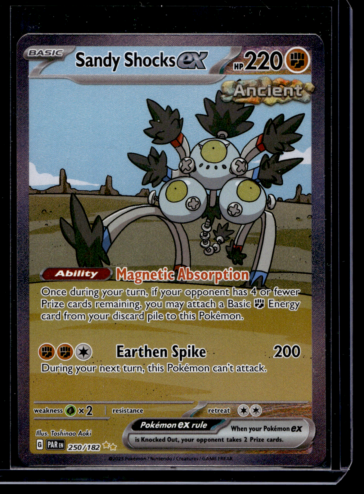 2023 Pokemon - Scarlet & Violet - Paradox Rift - Special Illustration Rare - Sandy Shocks ex #250