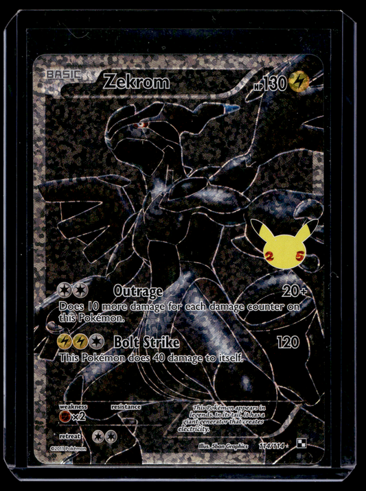 2021 Pokemon - Celebrations - Classic Collection - Zekrom #114