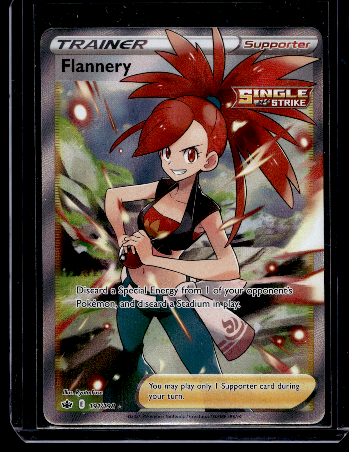 2021 Pokemon Sword & Shield - Chilling Reign - Full Art - Flannery #191