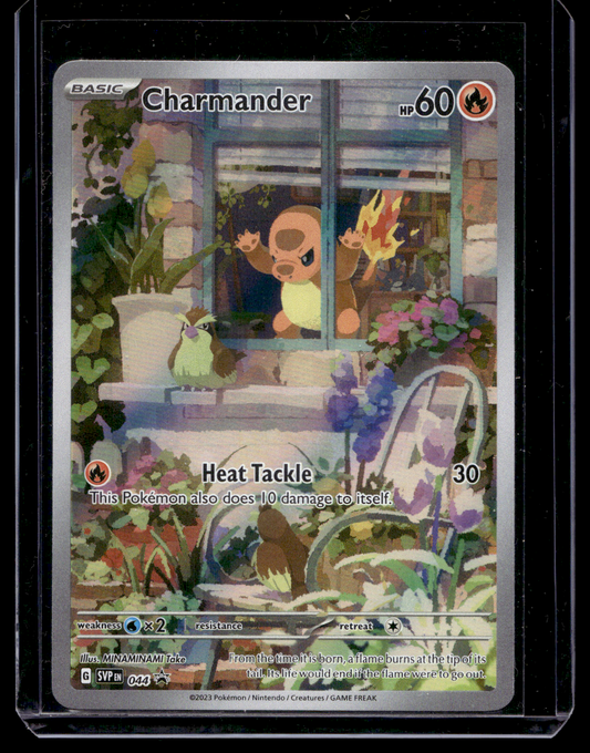 2023 Pokemon Scarlet & Violet - Black Star Promos  - Full Art - Charmander #044