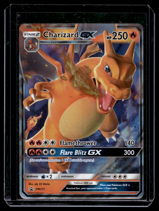 2019 Pokemon Sun & Moon - Black Star Promos - Charizard GX #SM211