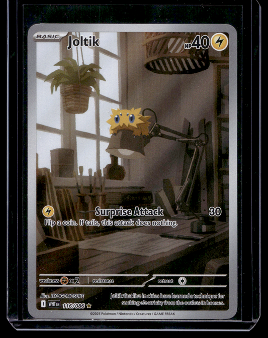 2025 Pokemon Scarlet & Violet - White Flare - Illustration Rare - Joltik #116